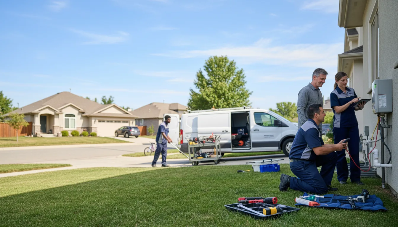 Tankless water heater service in Amma, WV